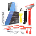 16pcs Professional Sealant Machining Set Including Joint Knife Joint Smoother Replacement Blades and Guide