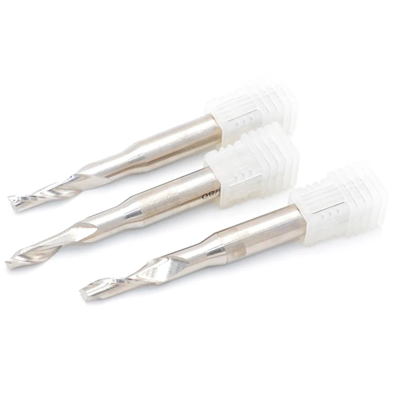 HSS One Flute Spiral Single Flute Milling Cutter Wood Aluminum Alloy Window Profile End Mills 5mm 6mm 8mm 10mm a Series