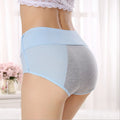 Women Underwear Full Protection Seamless Menstrual Briefs Washable Incontinence Leakproof Reuser 4 Layers Period Panties