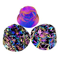Wholesale Fashion Outdoor Colorful Reflective Bucket Hat Men's and Women's Nightclub Hip-hop Luminous Bucket Hat