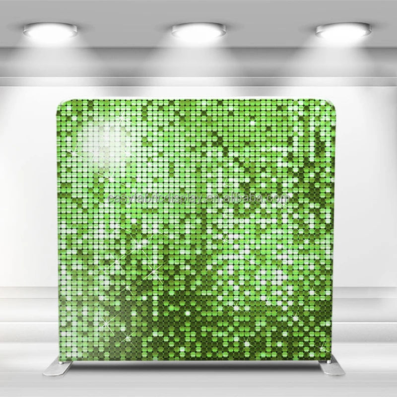 Luxury Aluminum Tube Shimmer Wall Stage Decoration Wedding  Backdrop for Events & Birthdays