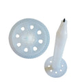 Premium Insulation Nail for Gas Tool Nailer with Cupped Head Smooth Shank and Plastic Strip Shooting Nail