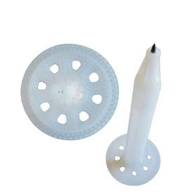 Premium Insulation Nail for Gas Tool Nailer with Cupped Head Smooth Shank and Plastic Strip Shooting Nail