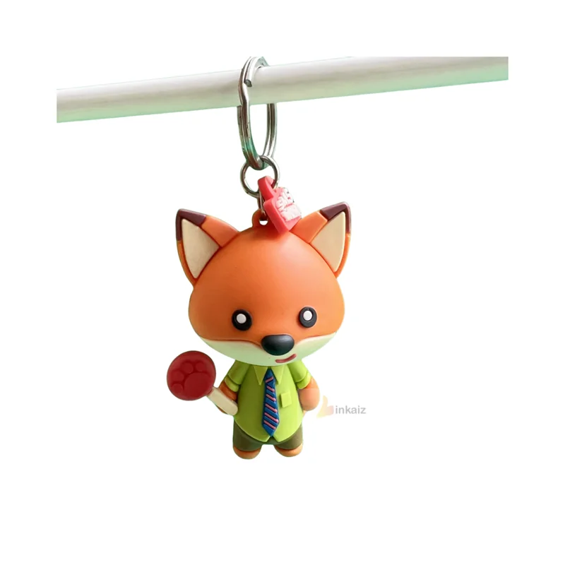 Custom Rubber Keychain 3d With Company Name Pvc Keychain Anime Cartoon 3d Customized for Souvenir