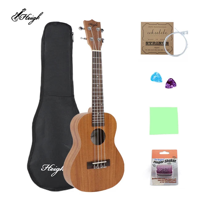 Wholesale Custom 23 Inch DIY Sapele Ukulele Kit Sapele Wood Ukulele for Sale