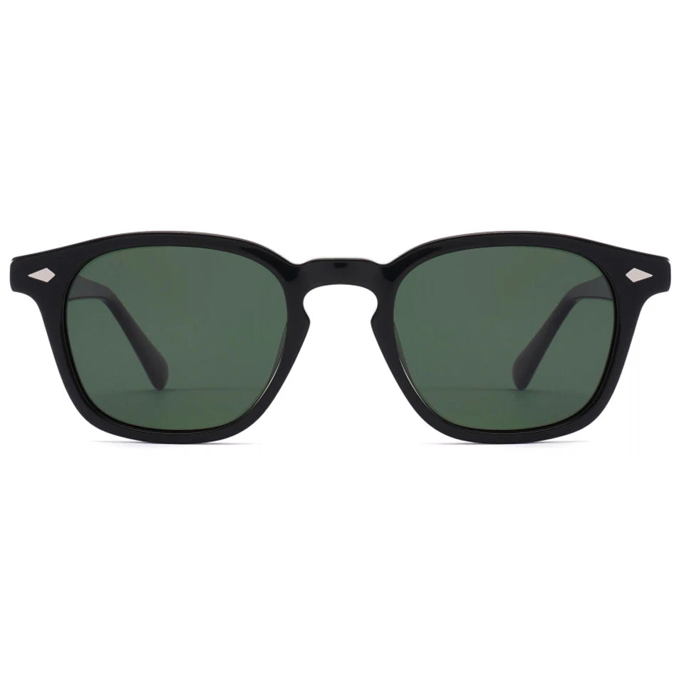 New Retro Square Narrow Frame Acetate Sunglasses Trendy Vintage UV400 XINYUAN CO1081S Unisex 5 Colors Custom Logo