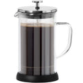 350ml 600ml 1000ml Transparent Double Wall Borosilicate Portable French Press Coffee Maker Stainless Steel Lid for Outdoor Use