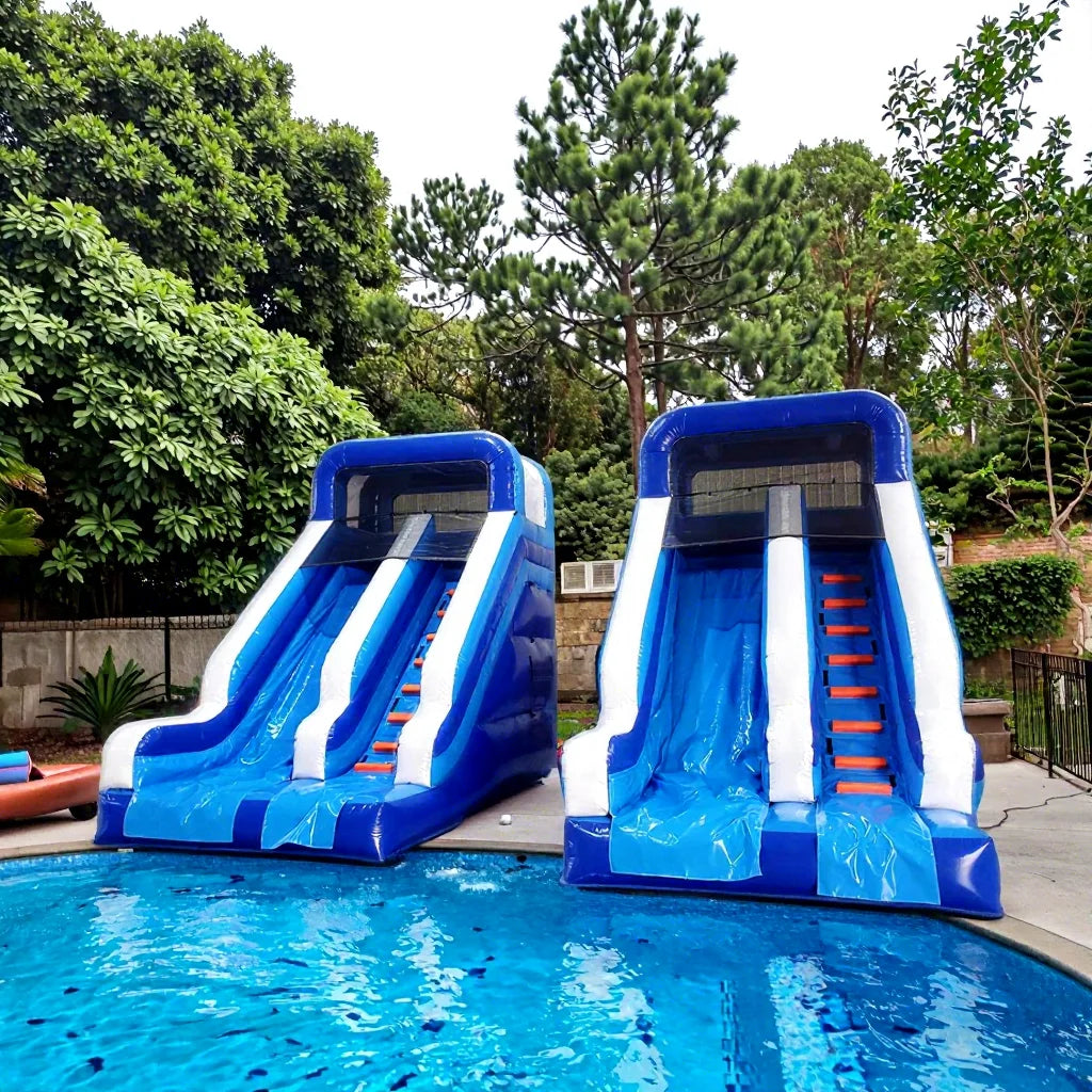 Commercial Grade Inflatable PVC Water Slide for Adults and Kids Wet and Dry Backyard Swimming Pool Outdoor Activity