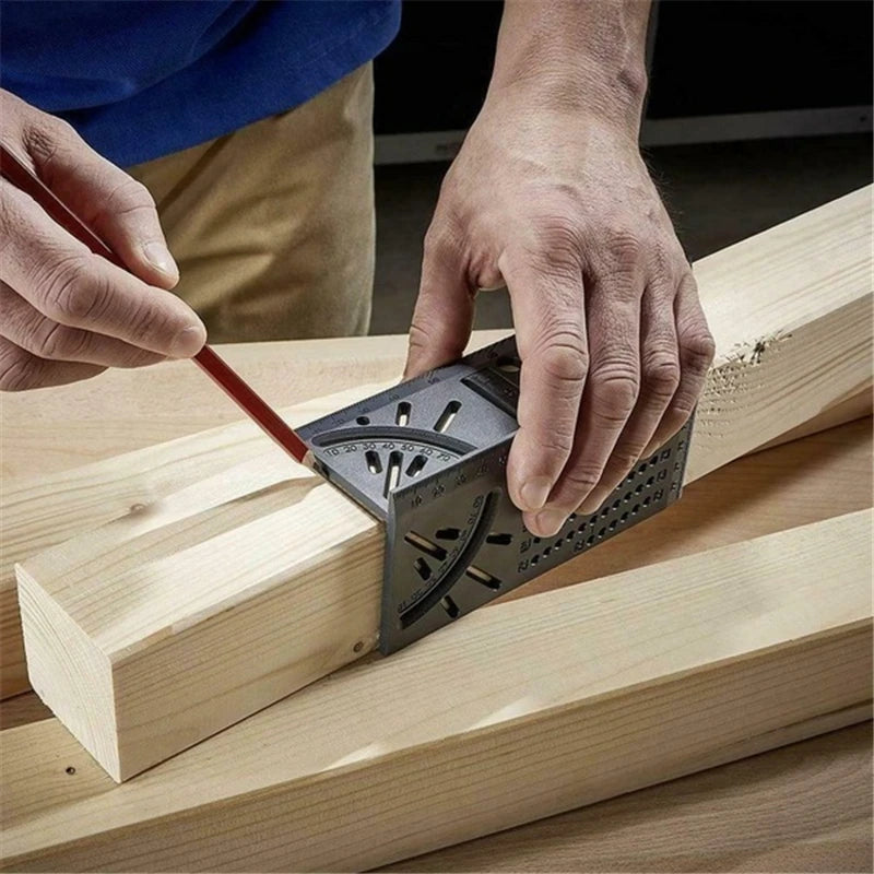 Professional Woodworking 3D Mitre Multi Angle Measuring Ruler/tool