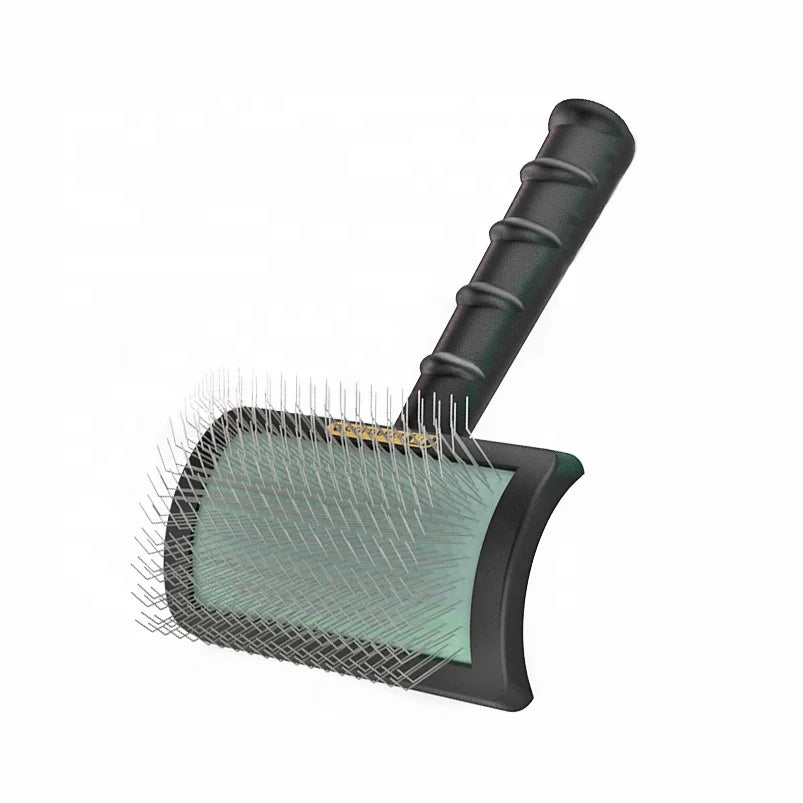 Baoli Factory Outlet Dog Stainless Steel Long Pin Slicker Brush Cat Master Professional Pet Brush Grooming Dog Hair Undercoat