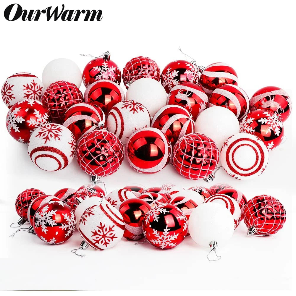 OurWarm Personalize Baubles Christmas Tree Decoration Balls Ornaments