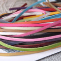 5m/string 2.6mm Flat Lace Leather Cord PU Faux Suede Cord Jewelry Making Bracelet Materials
