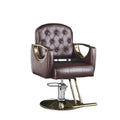 Silver Gray Salon Chair Hair Styling Chair for Women's Hair Cutting