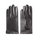 Cheap Warmth Black Touch Screen Winter Motorcycle Driving Leather Gloves for Men