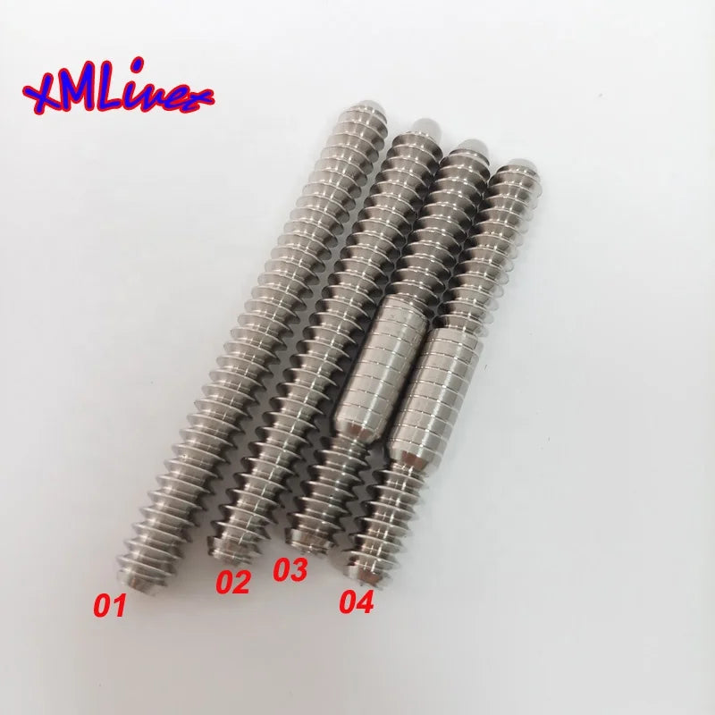 Xmlivet Wholesale Billiards Pool Cue Joint Thread Insert Pin Stainless Steel 3/8-10 Male Joint Billiards Accessories