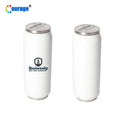 Large Capacity 500ml Coated White Sublimation Cola Can Sippy Cup Water Bottles