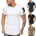 2023 Fashion Summer t Shirt Men's Plus Size Short Sleeves White T-shirts Wholesale