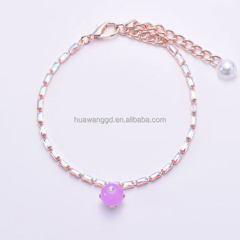 Wholesale Stocked Custom Pearl Natural Luxury Pet Dog Cat Necklace