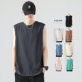 Sports Cotton Custom logo Printing Blank Gym Wear Fitness Sleeveless Sport Wear Vest Men tank Top Men Tshirt