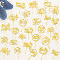 New Design Cake Topper Happy Birthday Acrylic Party Baking Decoration Supplies Baking Decoration Plugin