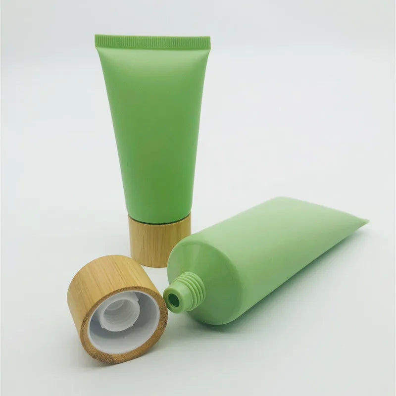 Custom PCR Plastic Empty Hand Cream Lotion Squeeze Tubes Plastic PCR Tubes Recycled Cosmetic Tube 30g 50g 100g