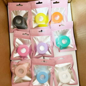Eyelash Tape Sensitive Gel Lash Tape Wholesale Pink Blue Black Purple Multiple Colors Skin Silicone Gel Tape Eyelash Extensions
