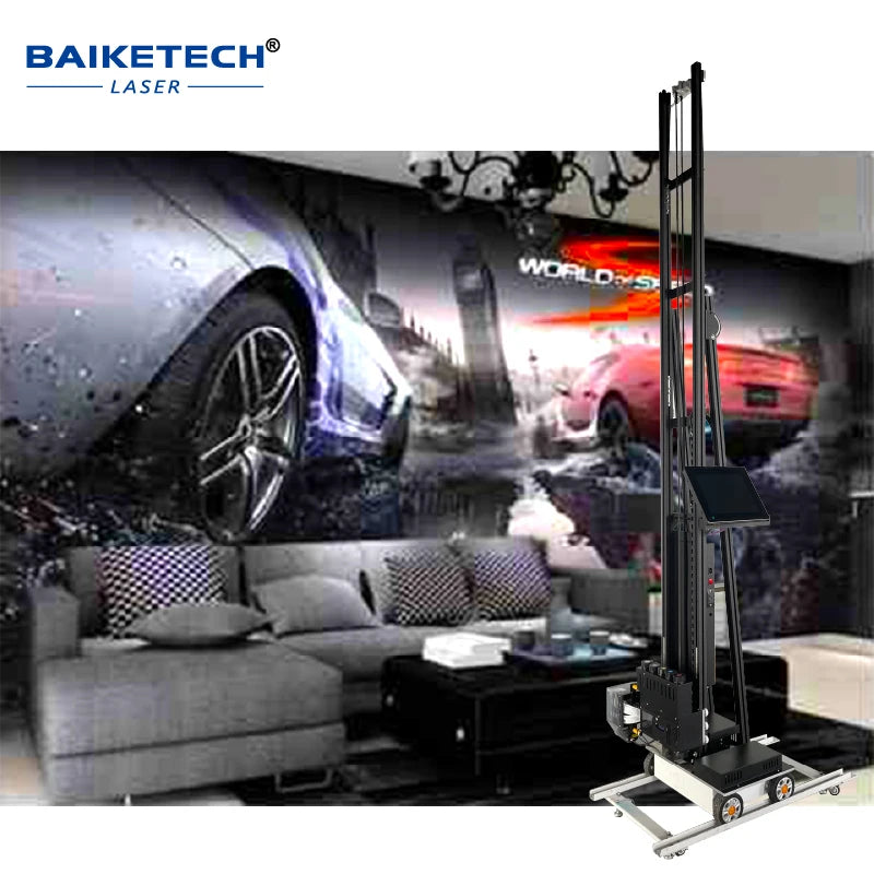Durable UV Printer for PVC Glass Cases Leather Wood Ceramic & Metal-Multi-Material Wall Inkjet Printer Wall Art Printer