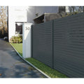 No Digging or Concrete Required for Installation Outdoor Decoration Movable Slat Fence Panel Pole Fencing
