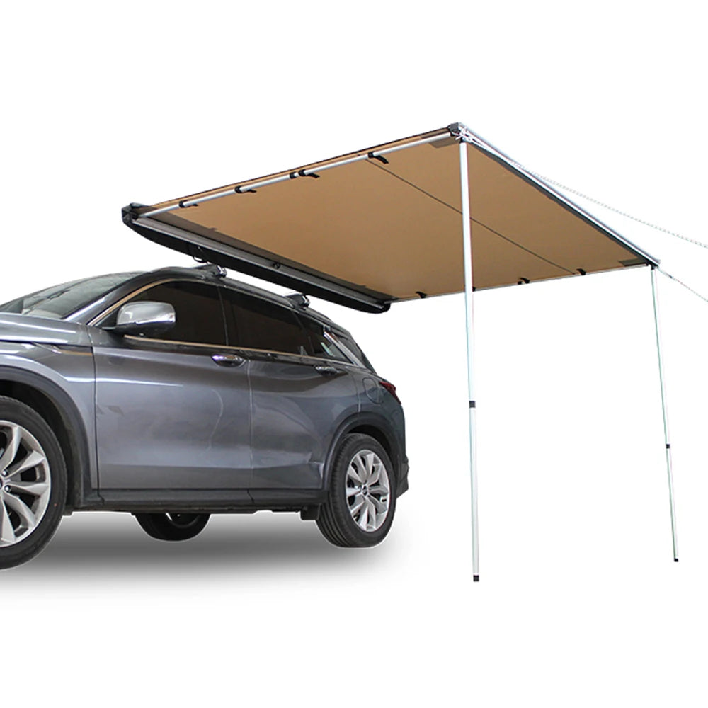 Tent Universal Car Side Awning Retractable Traveling Family Outdoor Camping 4X4 Offroad Car Roof Awning