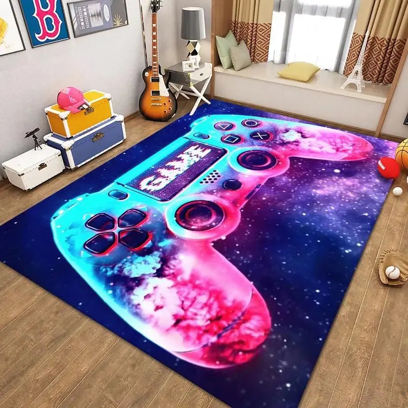 Gaming Game Carpet Kids Room Crawling Non-Slip Thick Floor Mat Carpets and Rugs