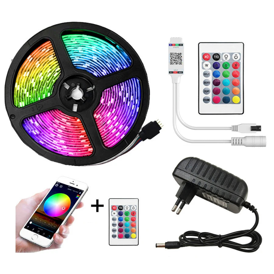 Blueteeth Waterproof LED Strip Light Smart APP Control IP65 Waterproof USB Connectivity WIFI LED Strip Light
