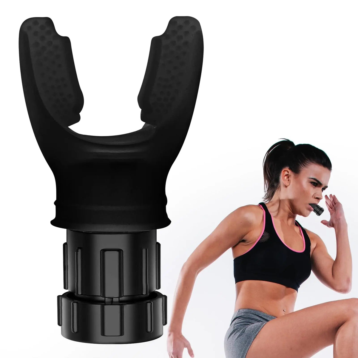 Inspiratory Expiratory Muscle Trainer ABS Lung Capacity Trainer Adjustable Resistance Lung Exercise Device Breathing Trainer