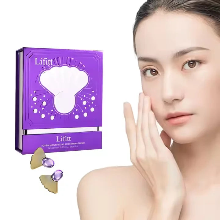 LIFITT Private Label Organic Squalane Brightening Moisturizing Anti Aging Wrinkle Face Beauty Essence Capsule