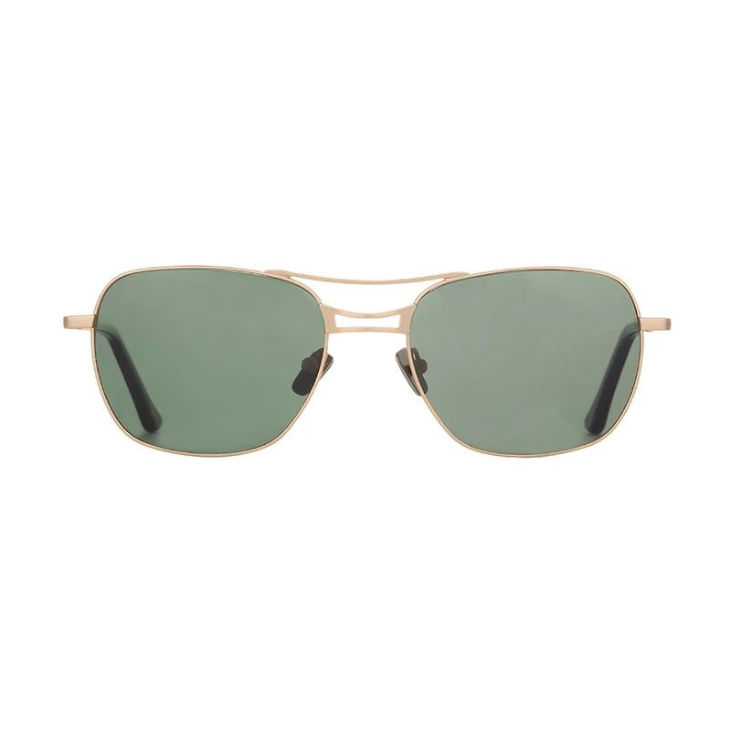 Hot Sale Fashion Newest Unisex Gold Metal Polarized Sunglasses