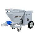 Yanxiang 220V 5.5kW High Power Cement Mortar Spraying Machine with Pump & Motor 100L Hopper 40m Horizontal Conveying Engine
