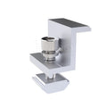 Stock Solar Mounting Products Aluminum Silver/Black End Clamp for 30MM/35MM/40MM/45MM Thickness PV Module