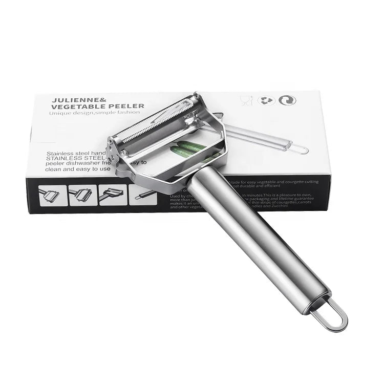 Multi-Function Stainless Steel Vegetable Cutter Fruit Slicer Manual Operation Potato Peeler Blade