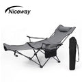 Wholesale Outdoor Furniture Multi-function Portable Folding Recliner Camping Chair With Carry Bag Beach Chair