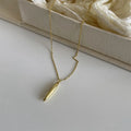 Personalized Jewelry 925 Sterling Silver 18k Gold Plated Spike Pendant Necklace for Women