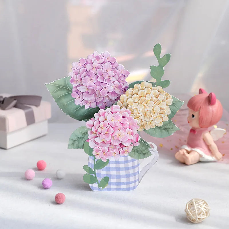 3D Flower Pop-up Cards Wholesale | Beautiful Greeting Cards for Kids & Special Occasions