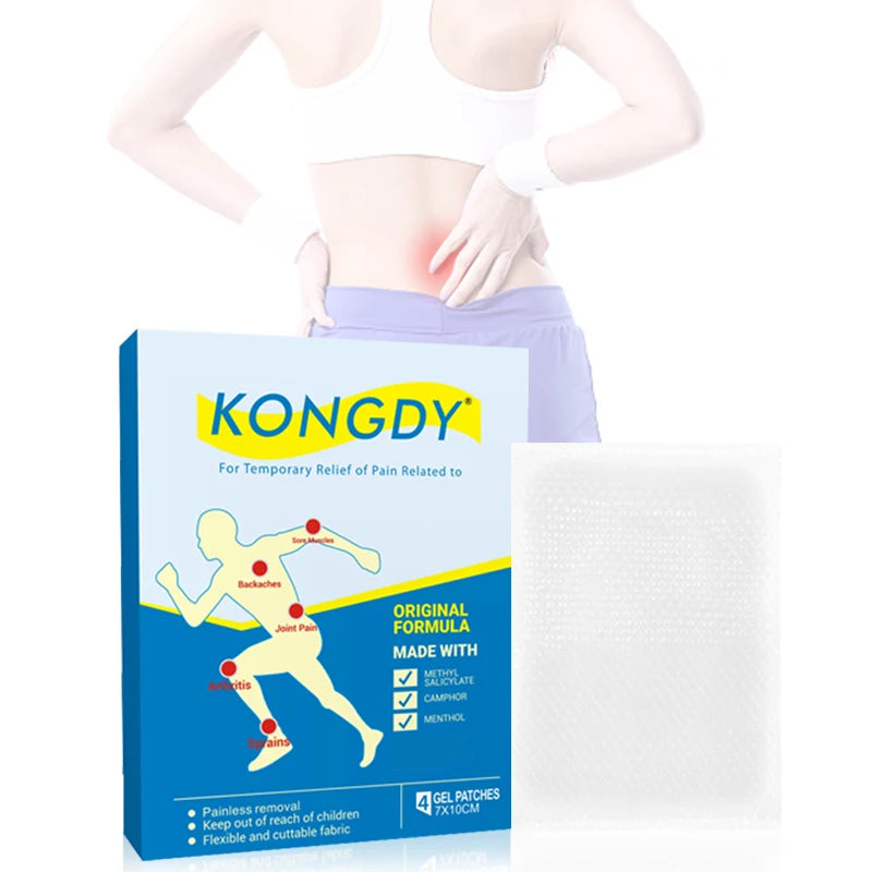 Quick Effect Shoulder Back Body Knee Pain OEM Service Pain Gel Plaster Analgesic Acupuncture Pain Transdermal Patch