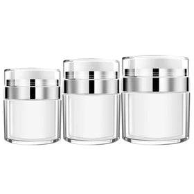 4Oz 8Oz Luxury Empty Cosmetic Containers Biodegradable Cosmetic Packaging Plastic Cream Jar With Gold Lid