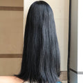 Jet Black Hot Sale in Israel Hand-tied Wig European Hair Silk Top Jewish Wig