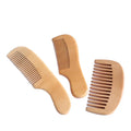 Factory Directly Wooden Hair Styling Comb for Curly Hair 3 in 1 Set Straight Hair Comb Brush Private Label Free logo