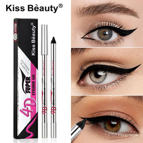 Kissbeauty Cosmetics Makeup Long-acting Waterproof Smooth Plastic Black Soft Eyeliner Stick Pencil Women Cosmetics