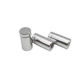 Walron WAF-1319-ST Factory Direct 1319 Aluminum Fully Threaded Wall Mounted Sign Screws Standoffs Silver Anodized Fasteners