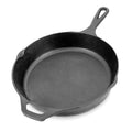Cast Iron Frying Pan Skillet Pre-seasoned Non-Stick Surface Eco-Friendly Asian Zen Design Pot Holder Included Gas Induction Lfgb
