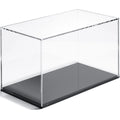 Acrylic Display Case with Black BaseOrganizer Stand Riser Dustproof Protection Showcase for Figures Toys Jewelry Collectibles