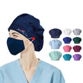 Breathable Cotton Adjustable Dental Nurse Scrub Cap Patients Chemotherapy Hat Custom Logo Doctor Operating Room Hat Surgical Cap