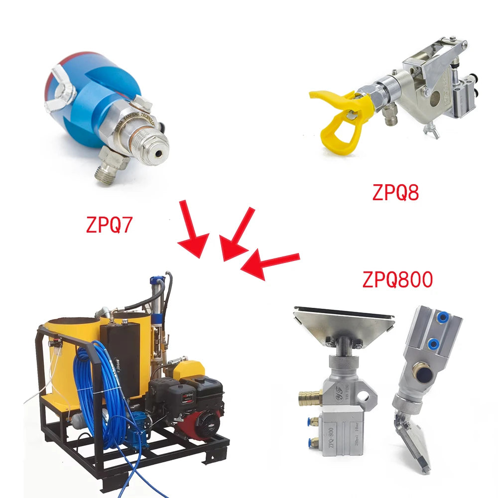 ZPQ800 24C853 Electric Airless Spray Gun High-Pressure DIY Automatic Manual Transmission Maximizing Efficiency and Quality MegaBDM